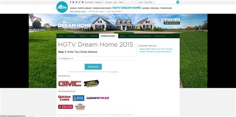 hgtv sweepstakes|hgtv sweepstakes entry.